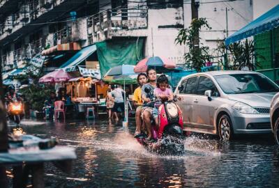 La saison de pluie en Thaïlande